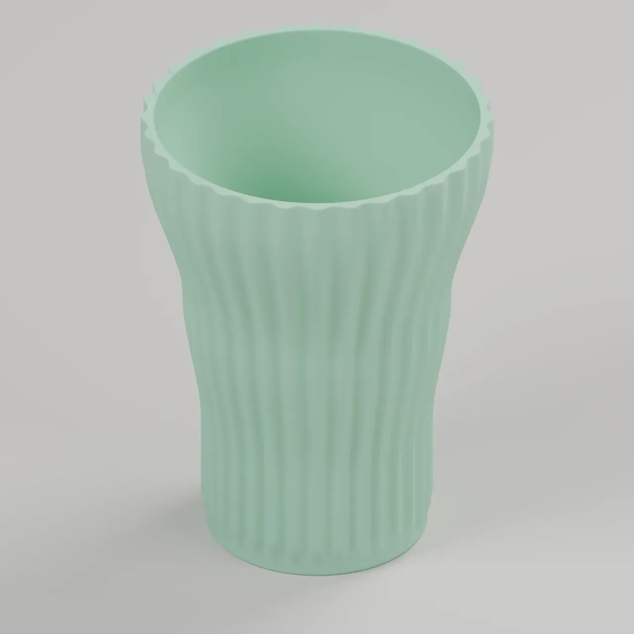 VELORA CALA Vase in Mint, Produktvisualisierung