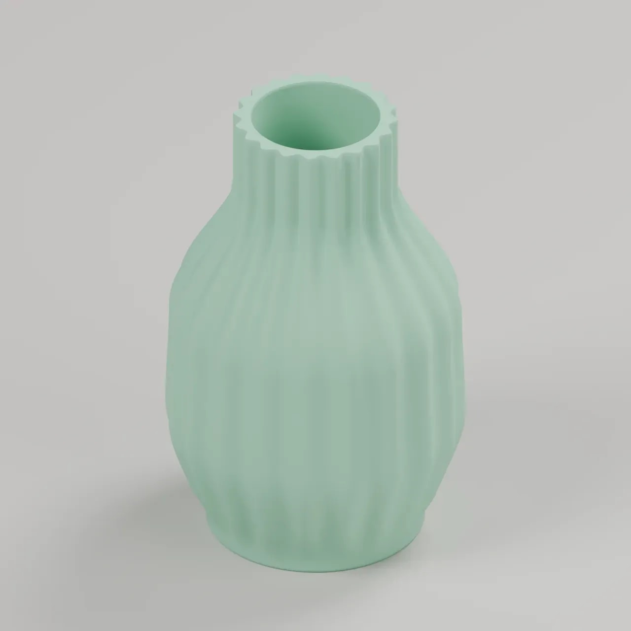 VELORA MILA Vase in Mint, Produktvisualisierung