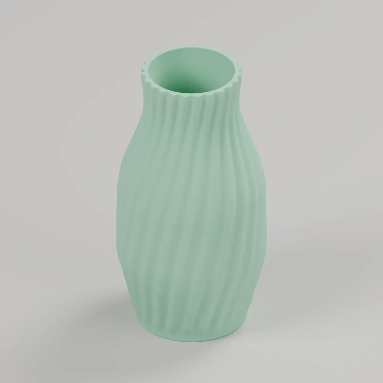 VELORA RIVA Vase in Mint, Produktvisualisierung